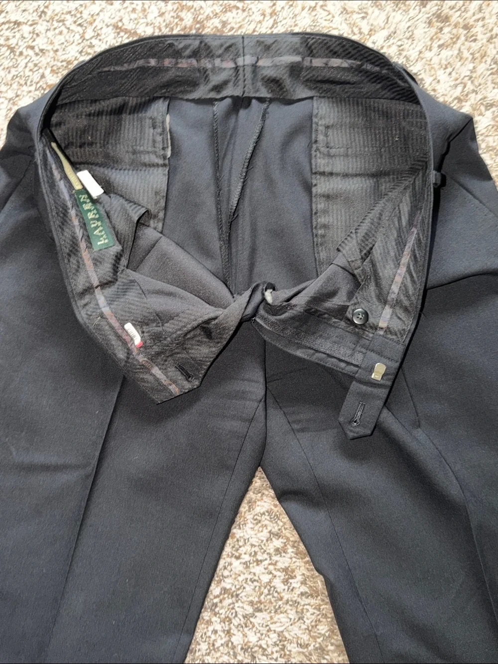 Polo by Ralph Lauren Men's Black Dress Pants